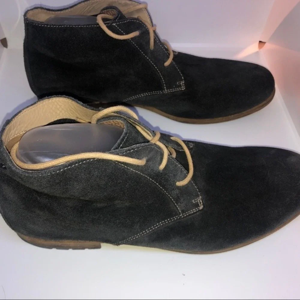 Rockport Black Lace Up‎ Leather Ankle Boots Men's 11.5